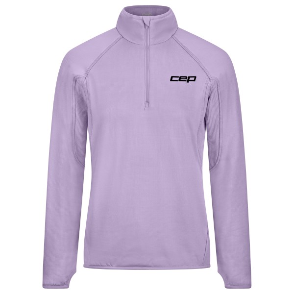 

Женская термофутболка Core Run с застежкой-молнией L/S - для бега Cep, сиреневый