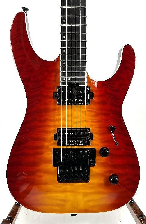 

Электрогитара Jackson Pro Plus Series Dinky DKAQ Electric Guitar - Firestorm Serial#: CYJ2300349