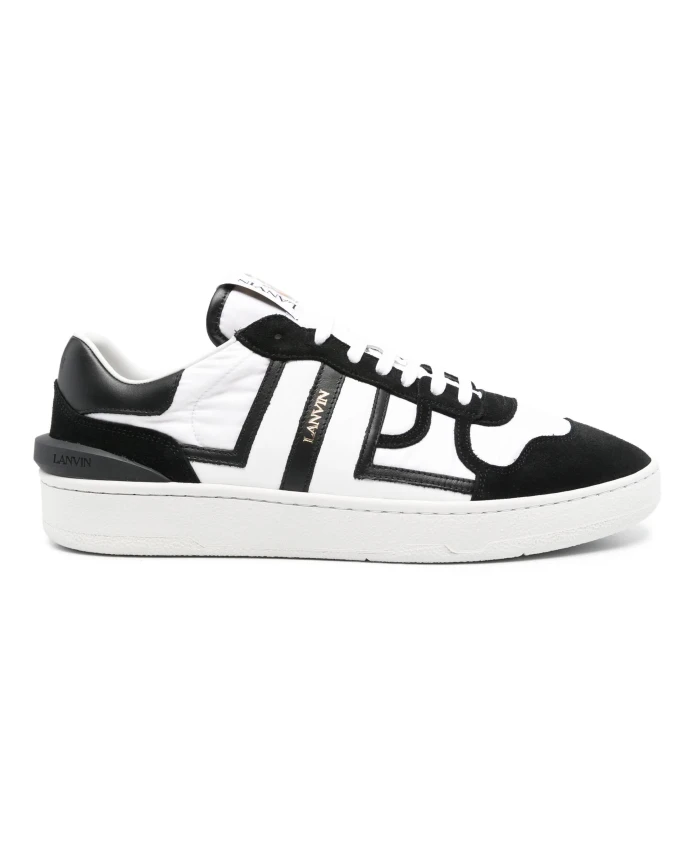 

Кроссовки Optic из белой глины Lanvin, черный