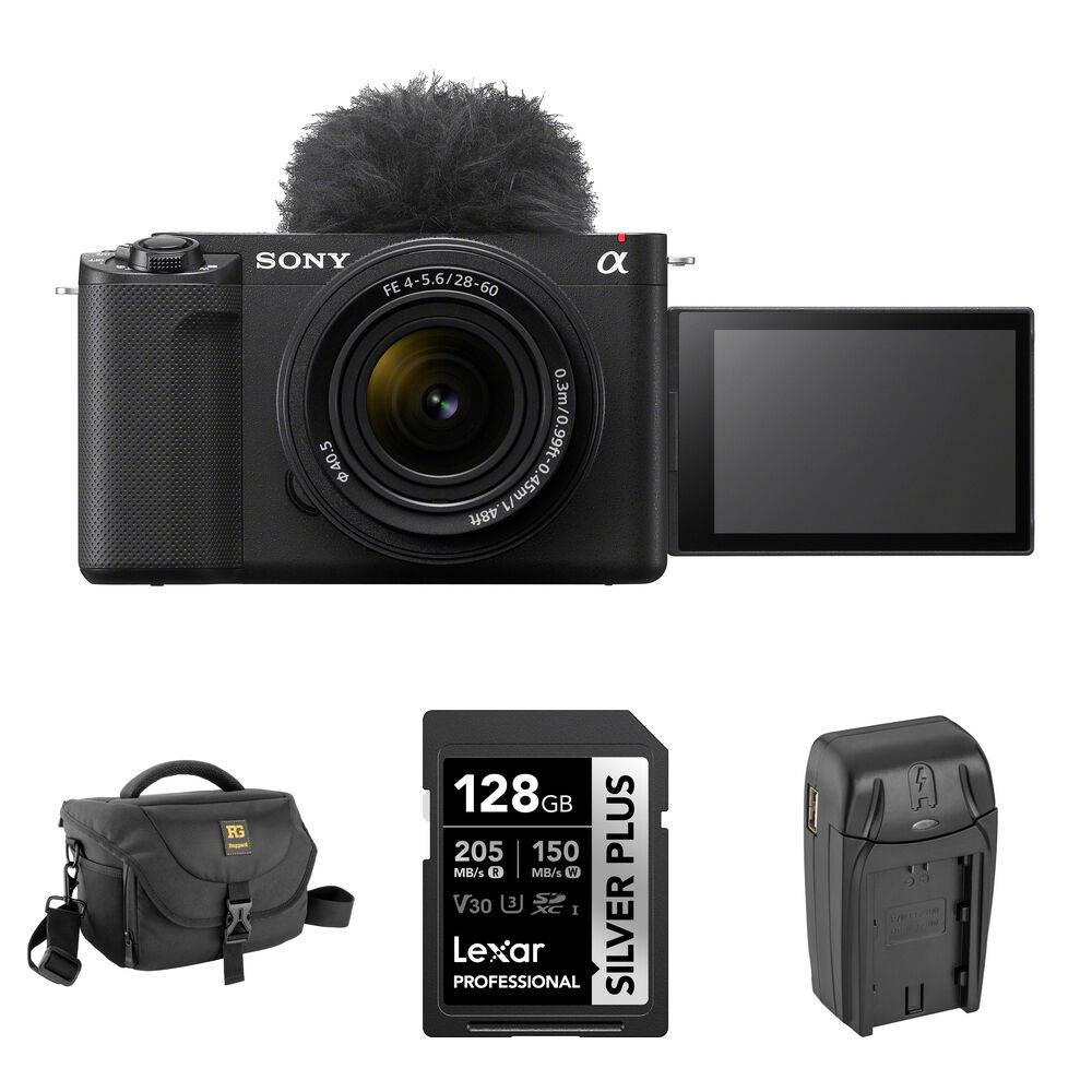 

Беззеркальная камера Sony ZV-E1 Mirrorless Camera with 28-60mm f/4-5.6 Lens and Basic