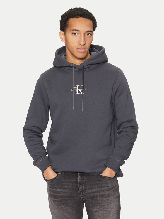 

Толстовка обычного кроя Monologo J30J325629 Calvin Klein Jeans, серый