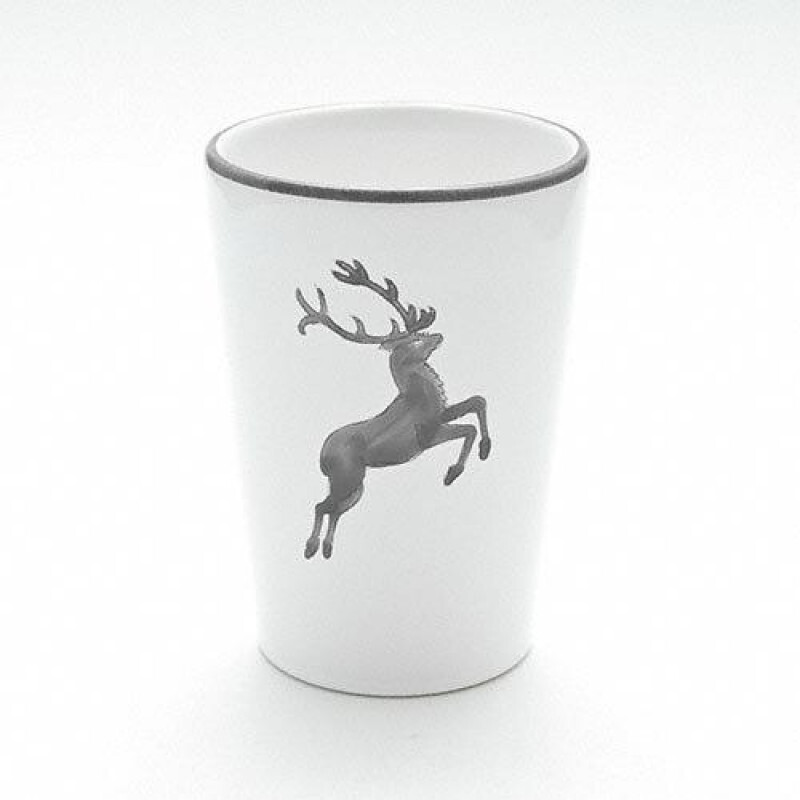 

Чашка для питья Grey Deer 0,28 л/высота: 11 см Gmundner Keramik, белый/серый