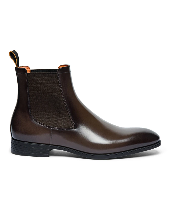 

Мужские кожаные ботинки Santoni, коричневый