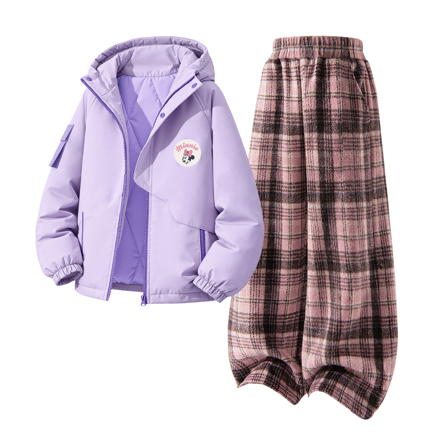 

Детская повседневная спортивная одежда Disney, розовый