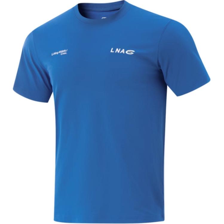 

LINING Футболка Cool Tea мужская темная аква-синяя