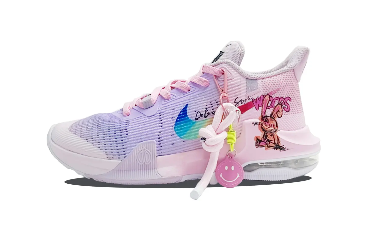 

Nike Баскетбольные кроссовки Air Max Impact 3 с низким верхом, устойчивые к износу и скольжению, мужские, светло-фиолетовые