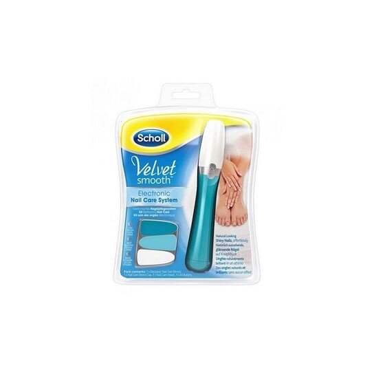 

Электронная система ухода за ногтями Scholl Velvet Smooth.