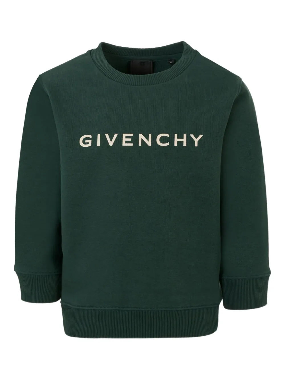 

Толстовка с круглым вырезом и логотипом Givenchy Kids, зеленый