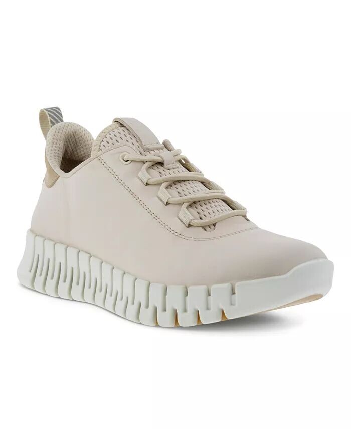 Женские кроссовки Gruuv Lace Up Ecco, слоновая кость/кремовый