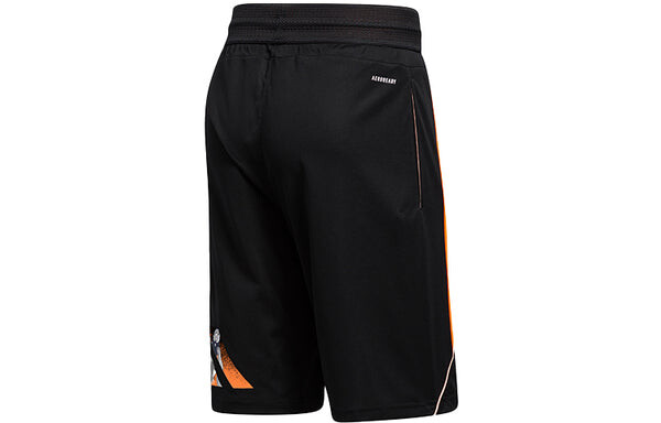 Шорты hdn gu kick 365 contrasting colors printing loose basketball sports shorts black Adidas, черный — фото 2