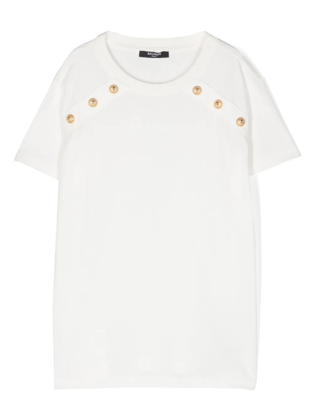 

Футболка с логотипом Balmain Kids, белый