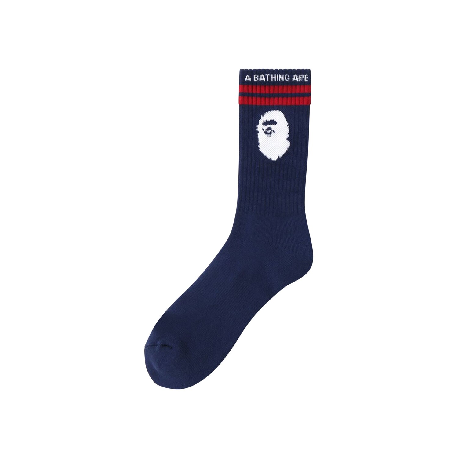 

Носки BAPE Ape Head Line, темно-синие