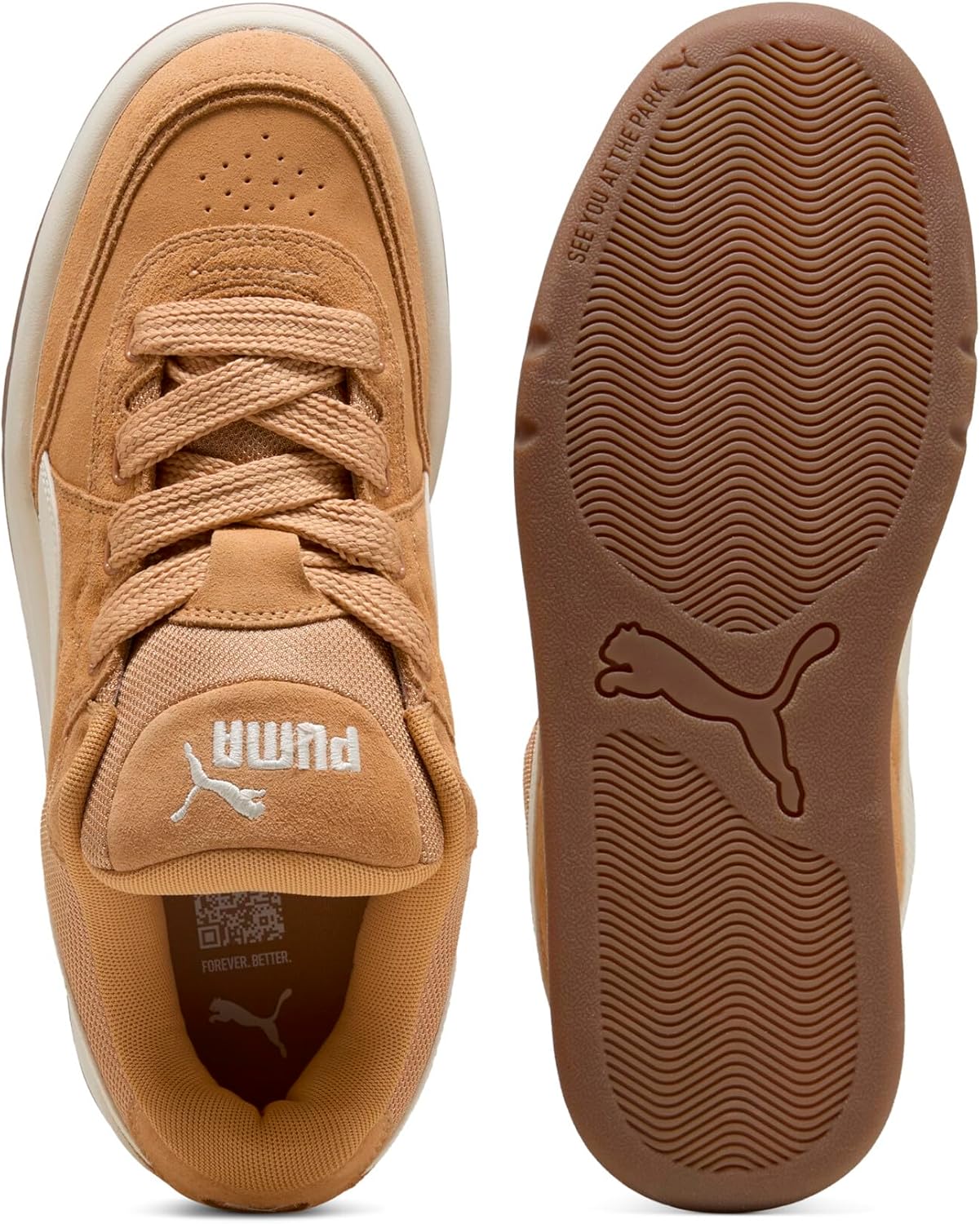 Мужские кроссовки Puma Park Lifestyle Sk8, теплый бежево-морозный/слоновая кость — фото 4