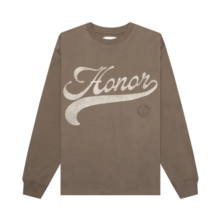 

Футболка Honor The Gift Script Long-Sleeve 'Grey', серый
