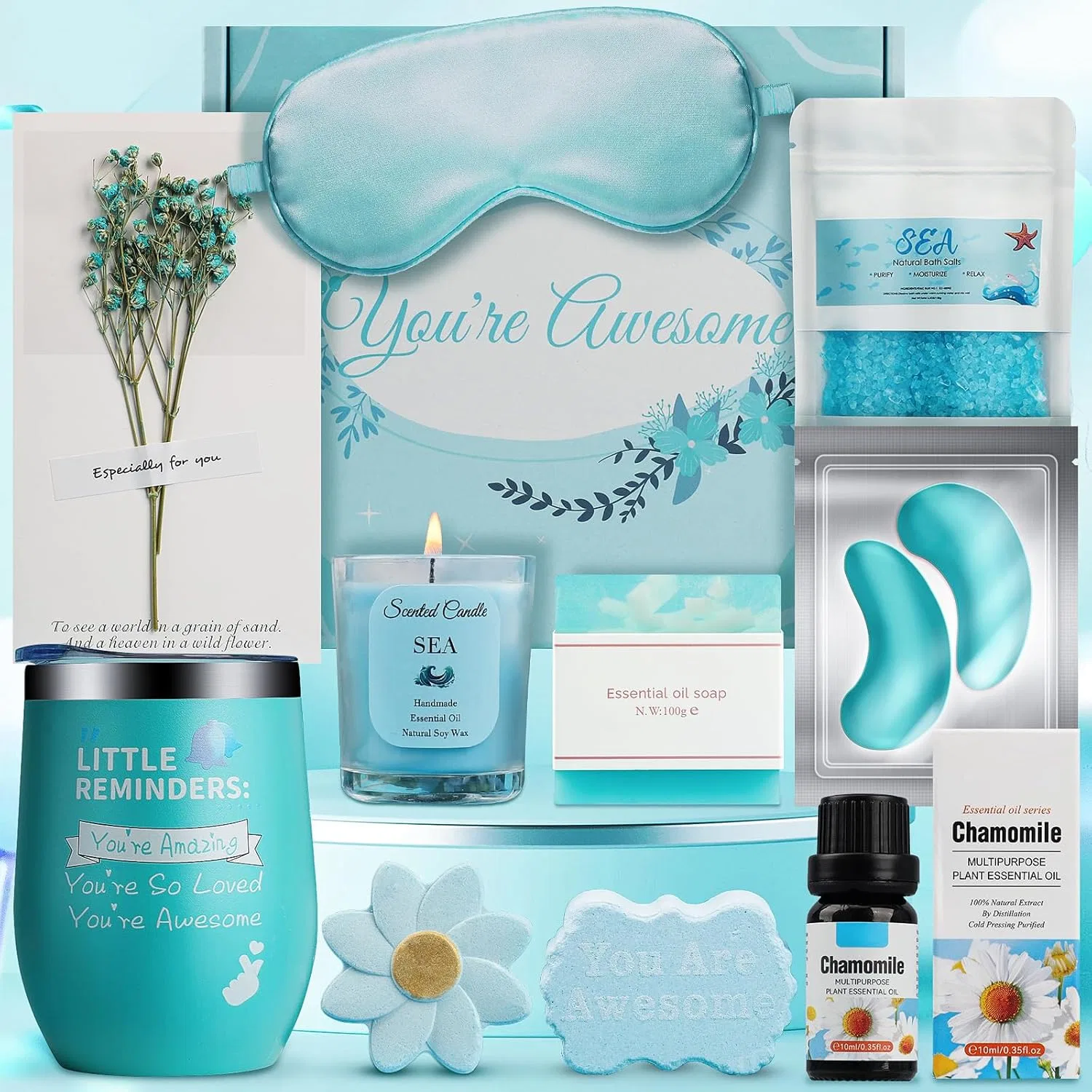 Подарочный набор для ухода за телом You're Awesome с ромашкой Pearshek, Chamomile