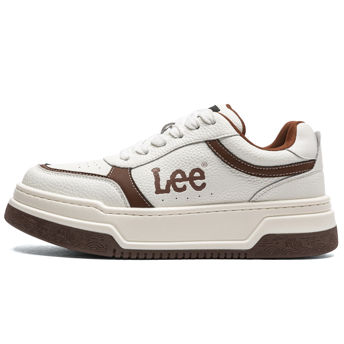 

Lee Белые кроссовки для скейтбординга с увеличенной высотой мужские low top