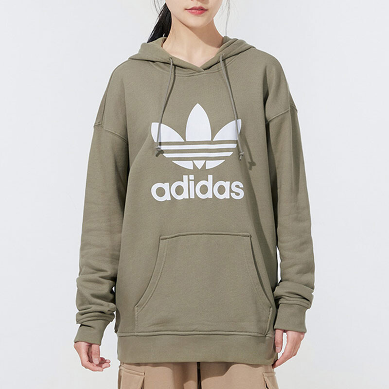 Свитшот Trefoil женский зеленый Adidas Originals — фото 3