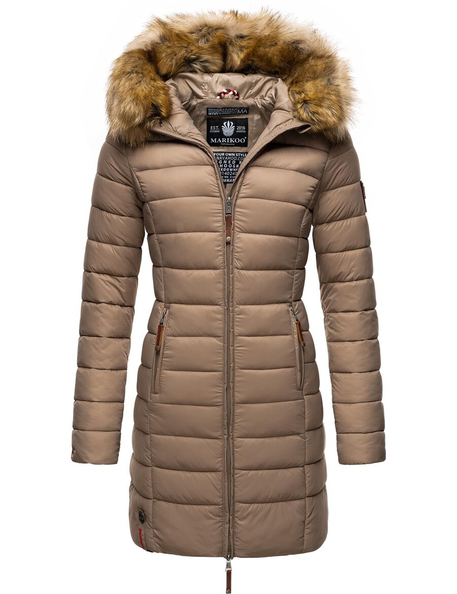 

Зимнее пальто MARIKOO Rose, Dark beige
