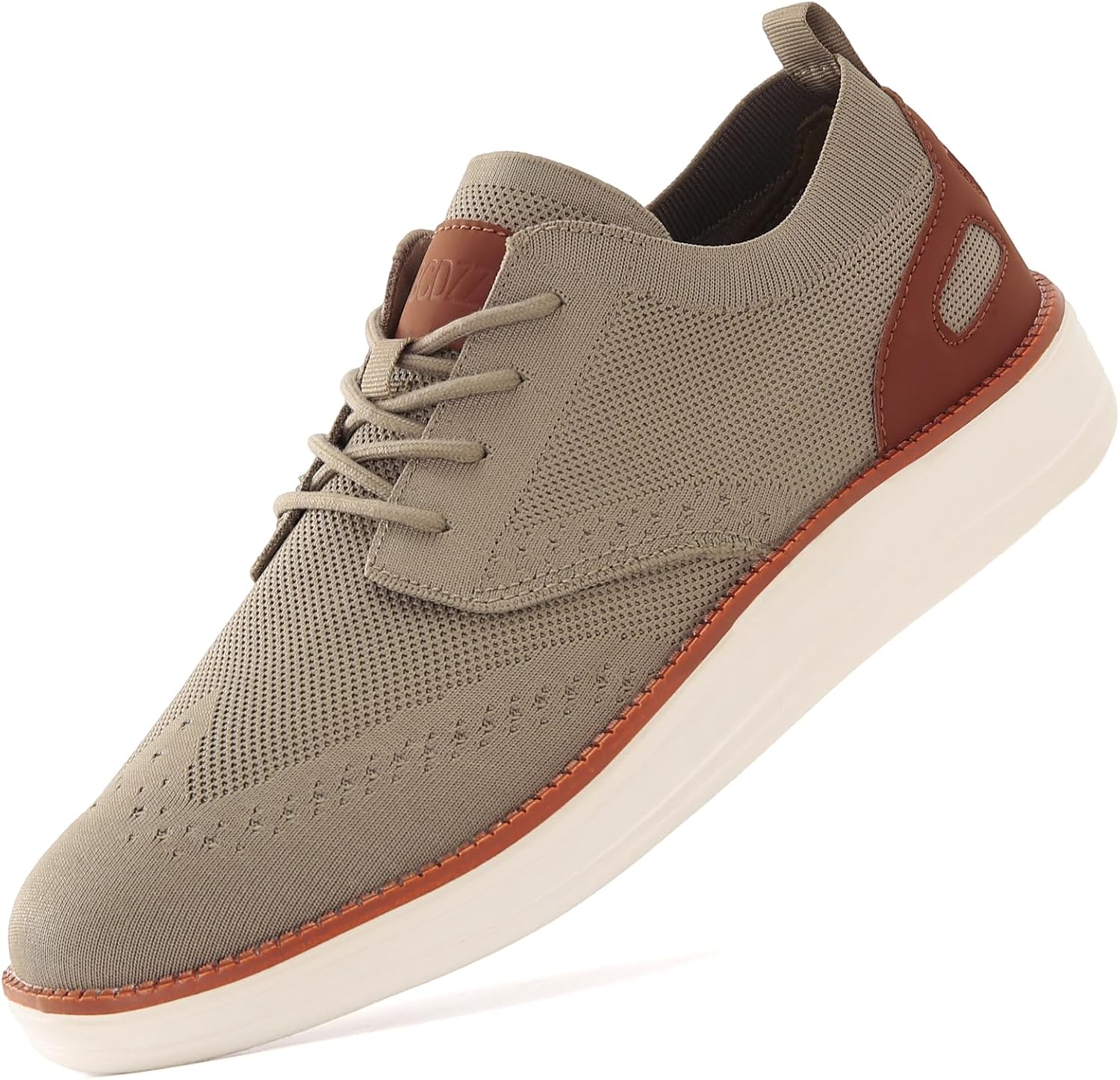 

Мужские кроссовки-оксфорды Breezy с сеткой, деловой повседневный стиль, удобные для ходьбы Abcdzz, хаки