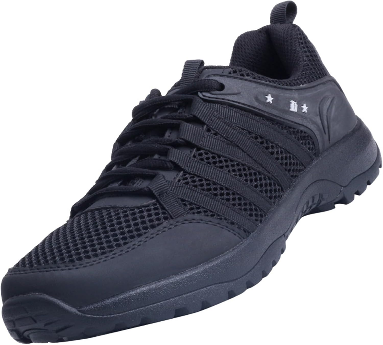 

Мужские военные тактические ботинки, легкие военные ботинки, дышащие пустынные ботинки, низкие тренировочные ботинки, для походов на открытом воздухе, скалолазания, охоты и других видов активности Lzyjckh, черный