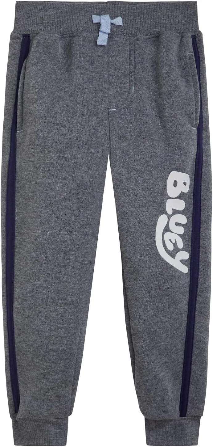 Комплект из двух спортивных штанов Bluey Fleece для малышей и детей постарше (размеры 2T - 10-12) — фото 3
