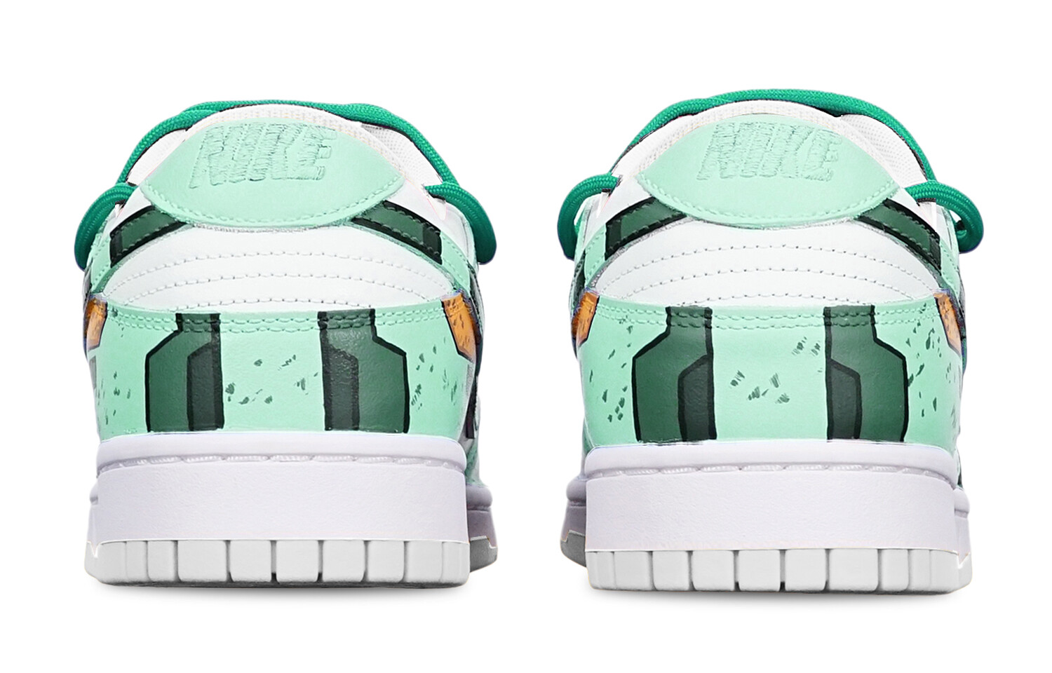 

Кроссовки Nike Dunk Skateboard Shoes Women's Low-Top Green White/Black