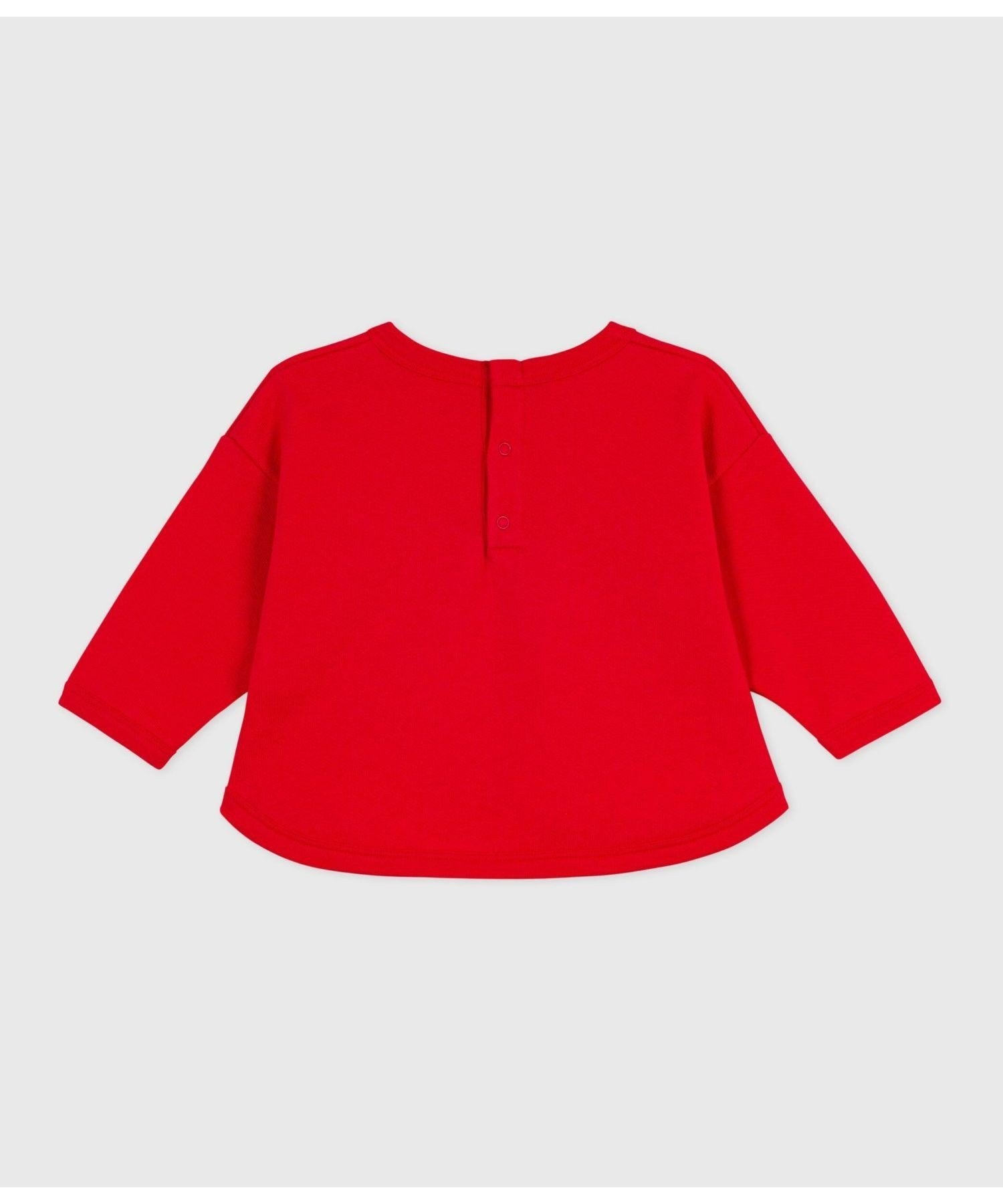 Толстовка с принтом PETIT BATEAU, Red — фото 2