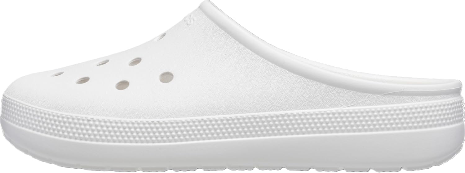 Классические низкие сабо Crocs унисекс для взрослых. Обувь без шнурков, белый — фото 4