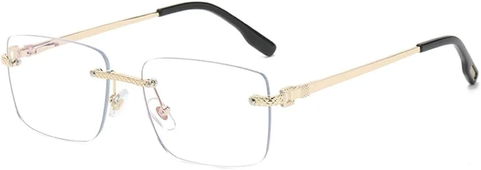 

Модные прямоугольные солнцезащитные очки для женщин и мужчин, без оправы, маленькие солнцезащитные очки, женские и мужские, с защитой от УФ-излучения UV400 MTZJH, 1