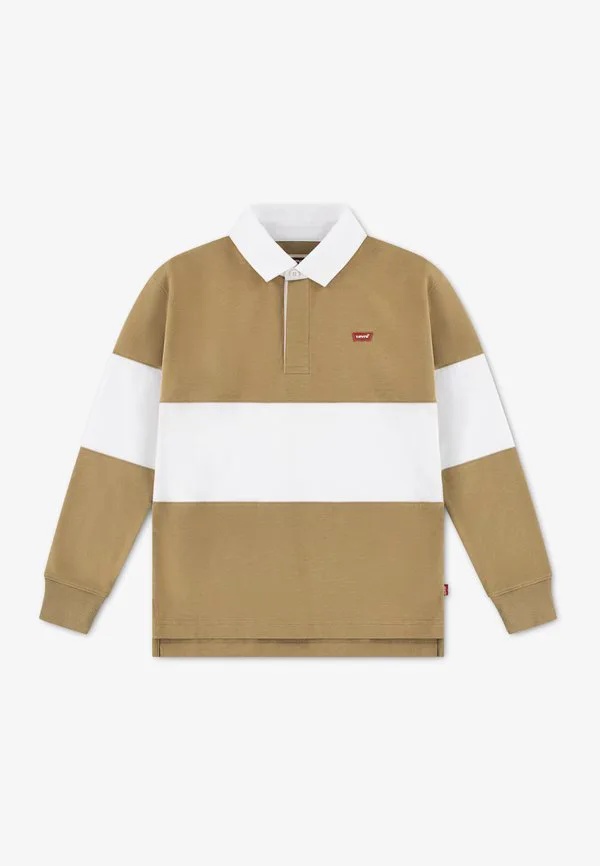 Классическая футболка с длинными рукавами для регби. Levi'S, Travertine