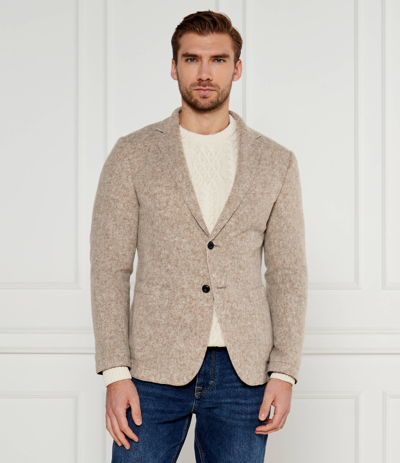 

Куртка Joop! Jeans elegante Helican Slim Fit, бежевый