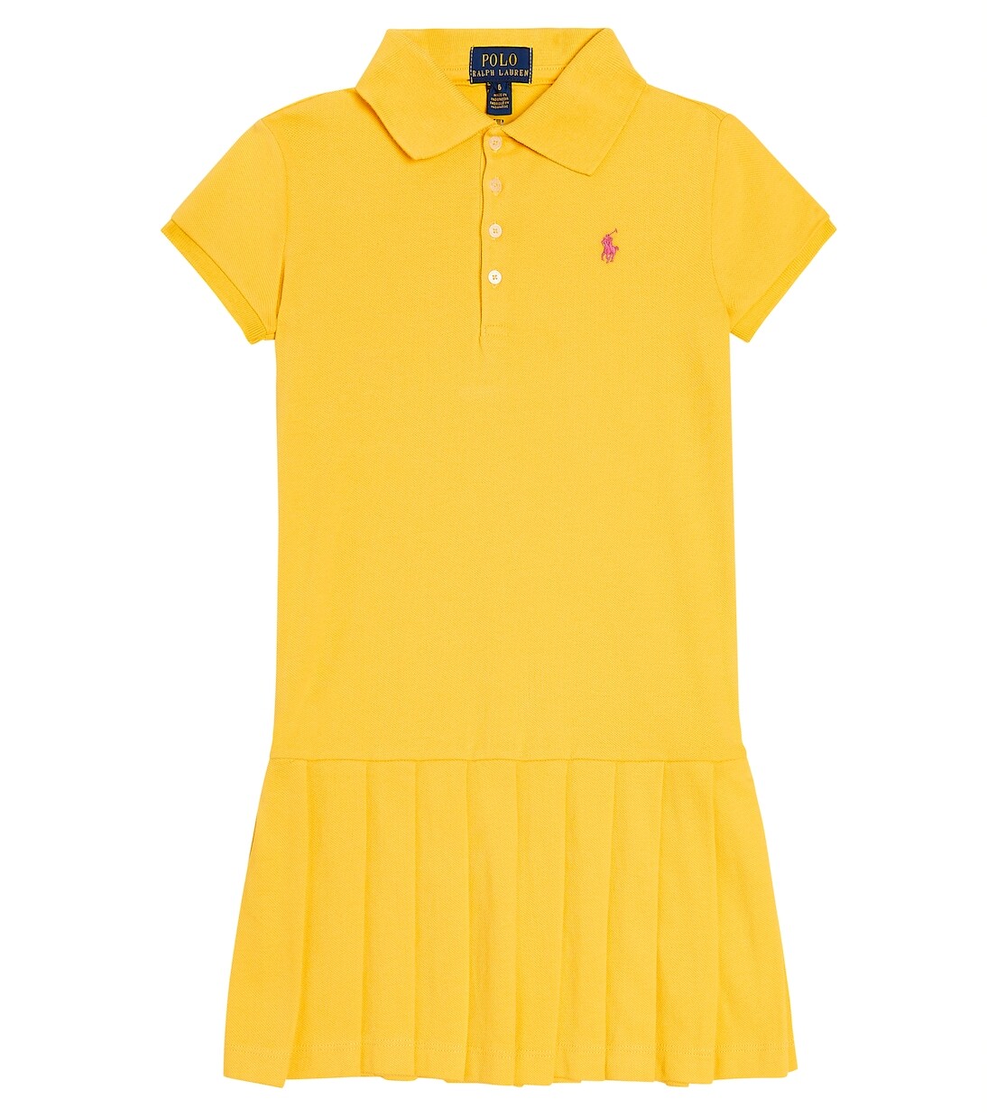 

Хлопковое платье Polo Ralph Lauren Kids, мультиколор