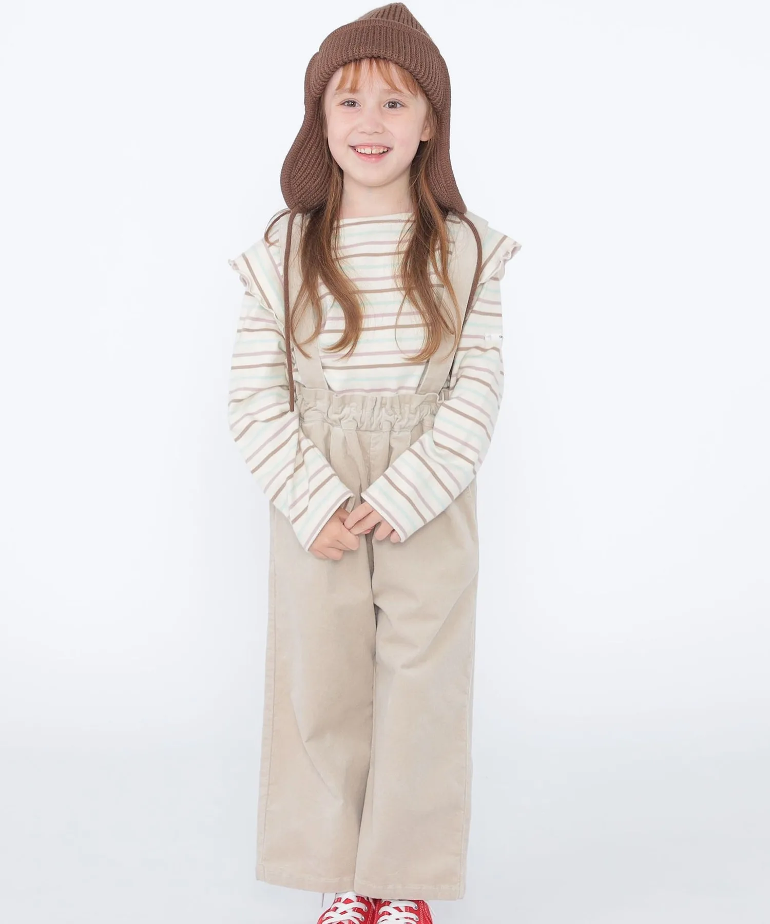 Детские штаны из велюра с регулируемыми лямками SHIPS KIDS Corduroy Wide Pant светло-голубые — фото 3