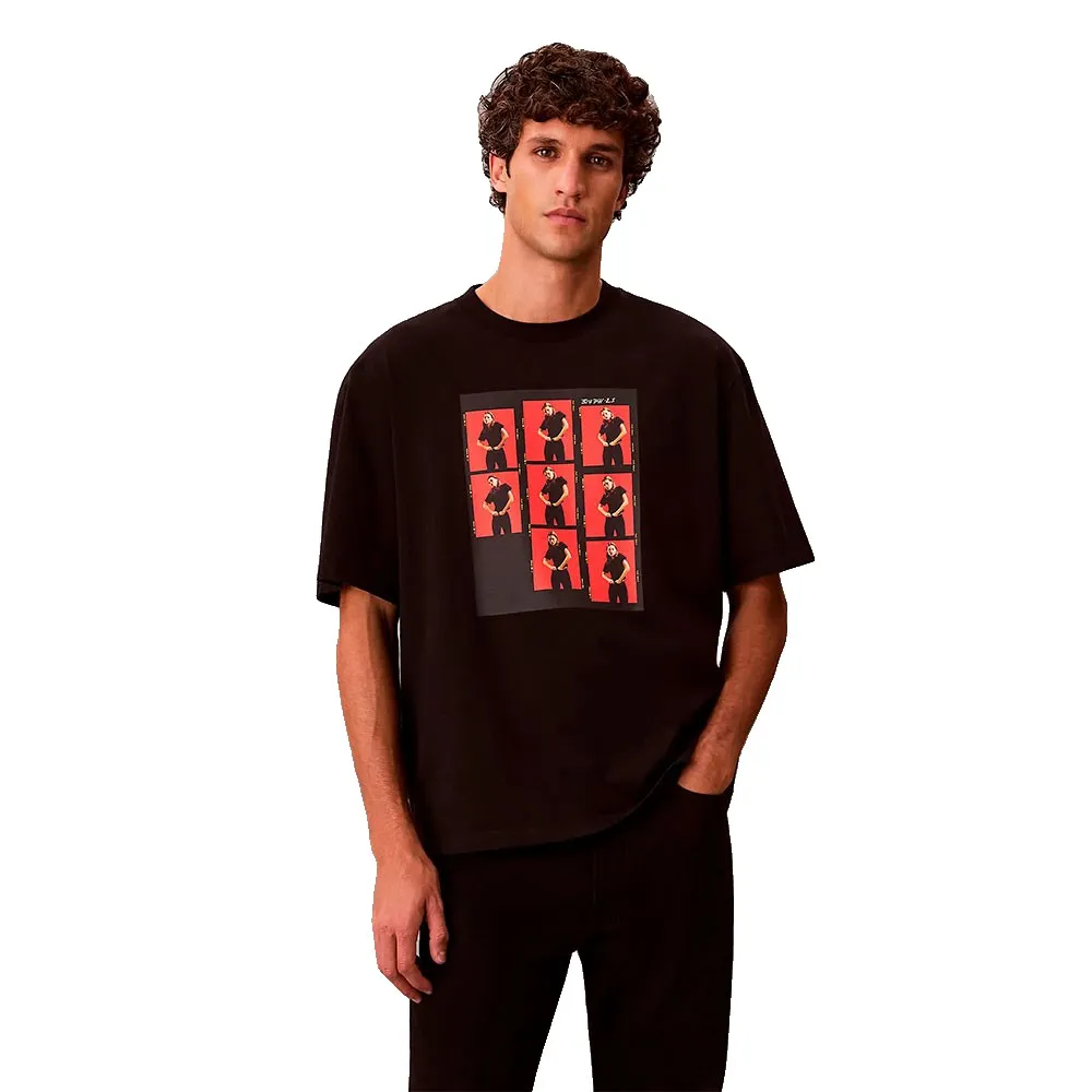 

Футболка с коротким рукавом Calvin Klein Outtakes Relaxed Fit, черный