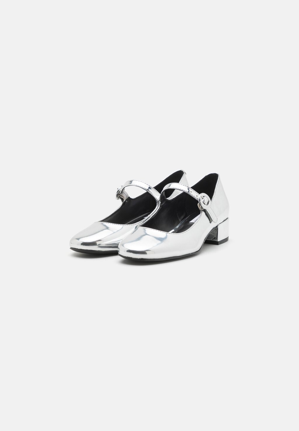 Туфли SESSILY Steve Madden, серебристого цвета — фото 4