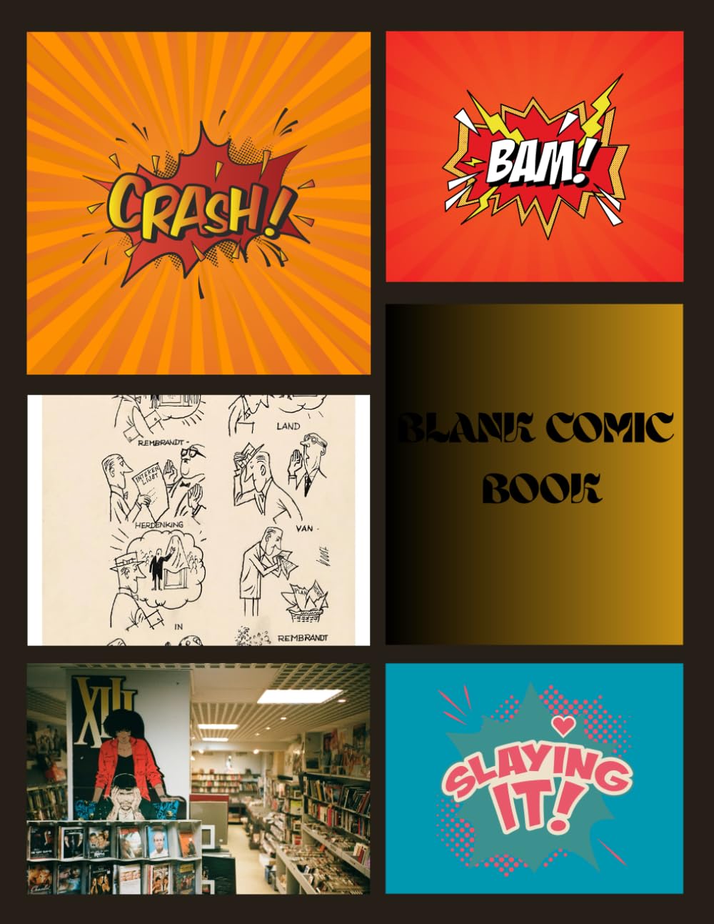 

Blank Comic Book: Create your own comic book (Independently published)