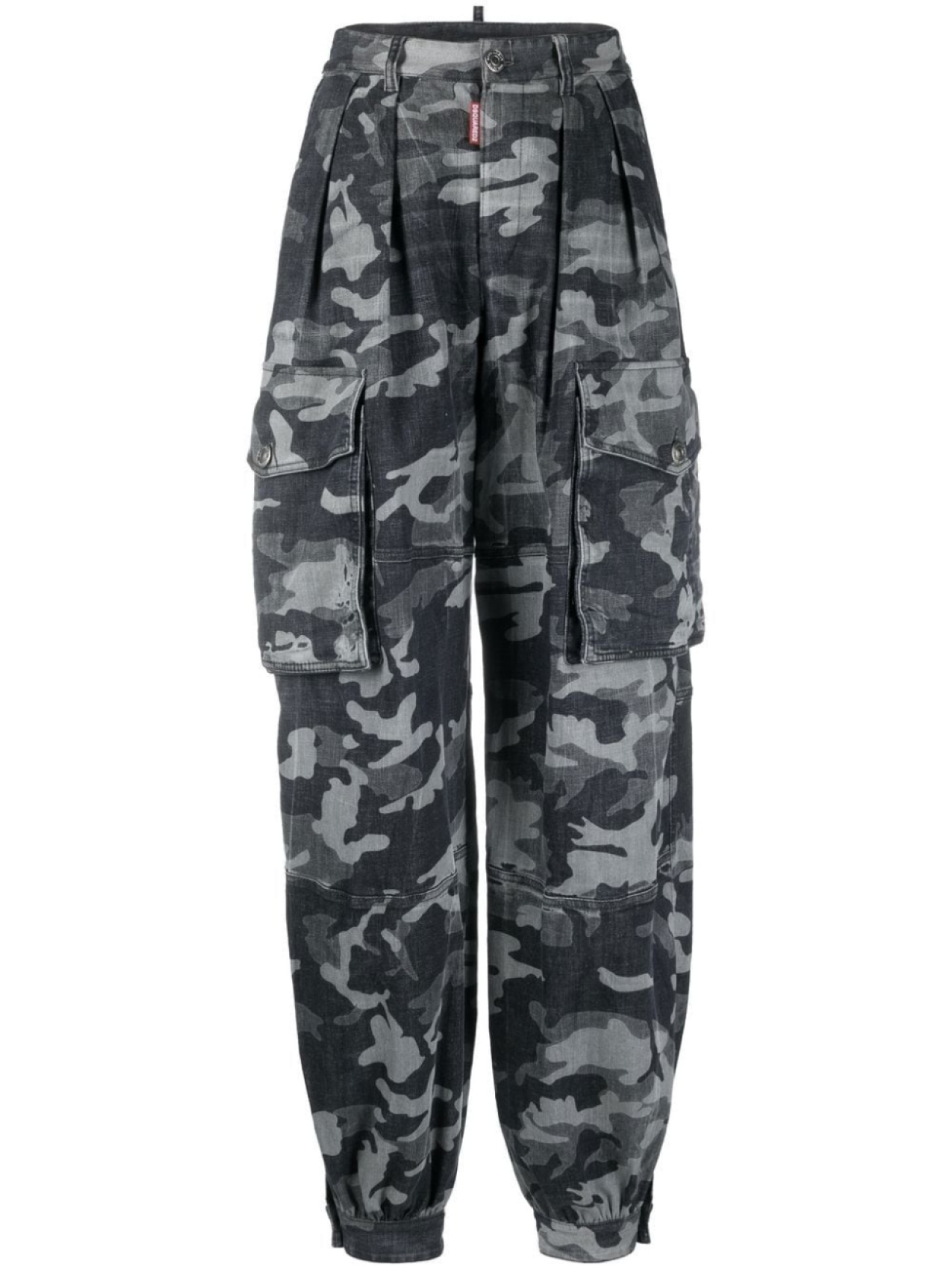 

Dsquared2 camouflage-print cargo trousers, черный