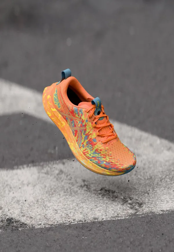 Кроссовки для бега по шоссе noosa tri 16 Asics, Sun Peach/Lemon Spark