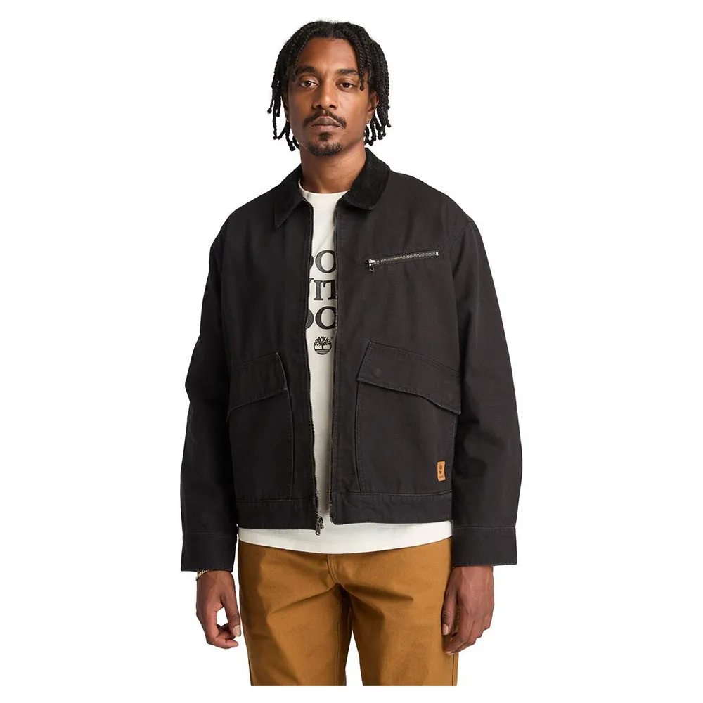 

Куртка Timberland Strafford Washed Canvas, черный