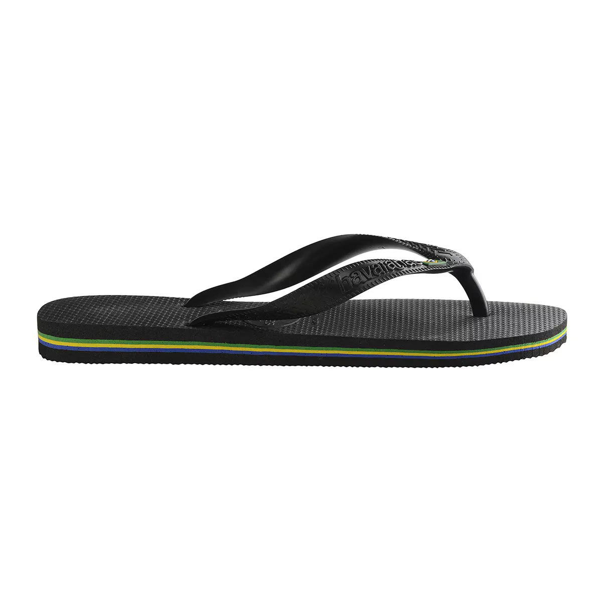 Вьетнамки-шлепанцы унисекс Brazil Havaianas Toe, чёрный — фото 4