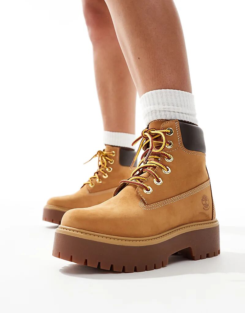 Ботинки Timberland Stone Street высотой 6 дюймов из пшеничного нубука — фото 3