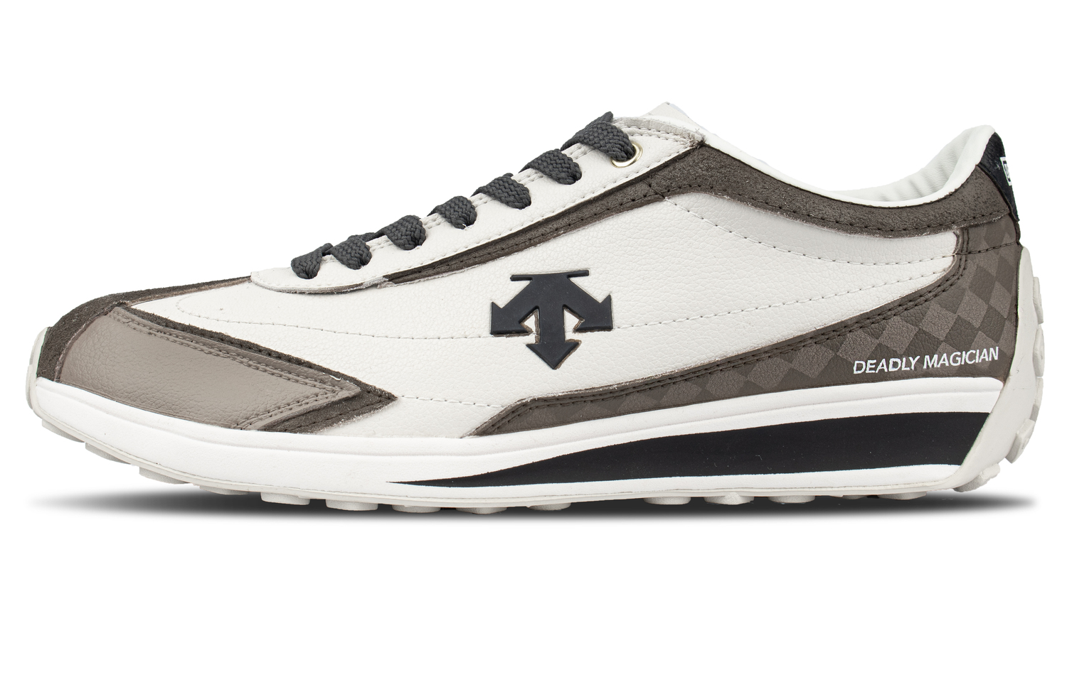 

Cron Racer износостойкие и легкие низкие кеды Casual Unisex DESCENTE, белый коричневый