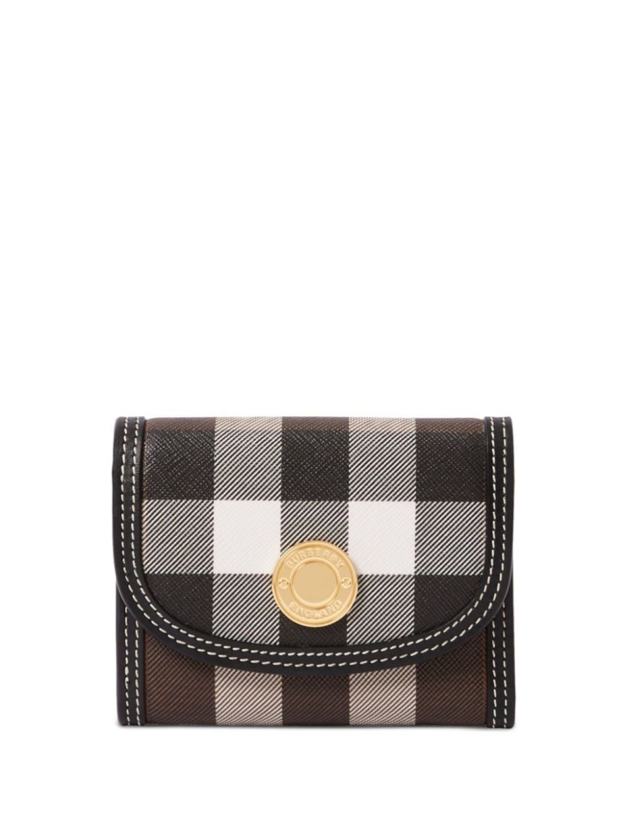 

Burberry кошелек в клетку, коричневый