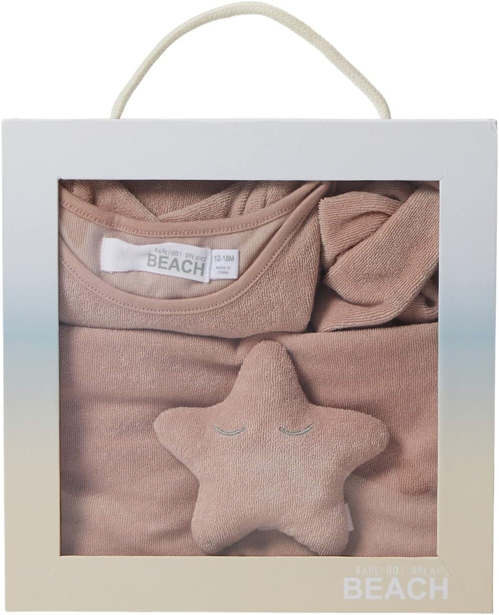 

Детский набор Barefoot Dreams CozyChic Cozy Terry Baby Bundle, цвет Pink Clay