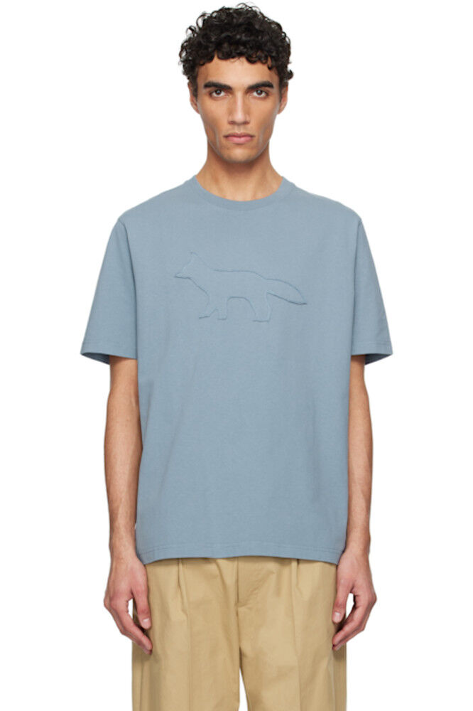 

Футболка серого цвета Crafted Profile Fox Comfort Maison Kitsuné
