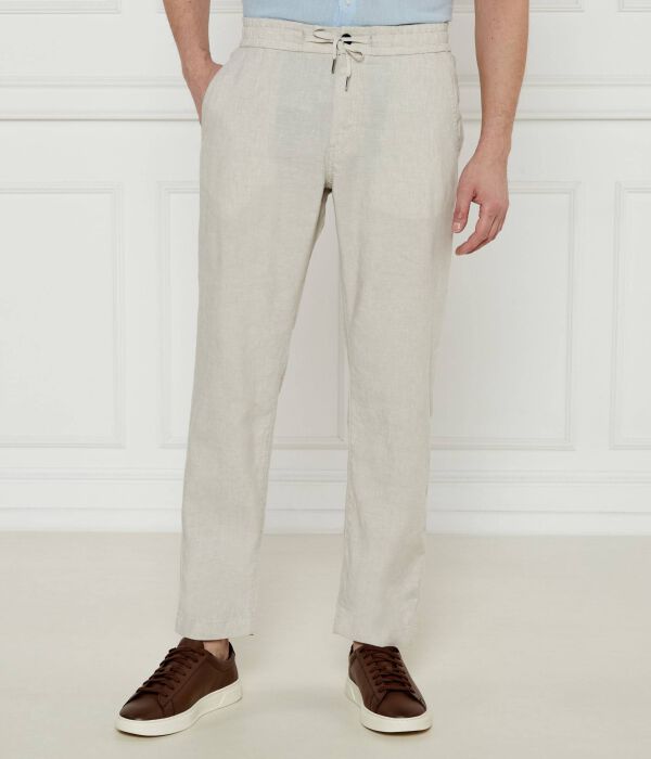 

Льняные брюки sanderson-l Regular fit Boss Orange, желтый