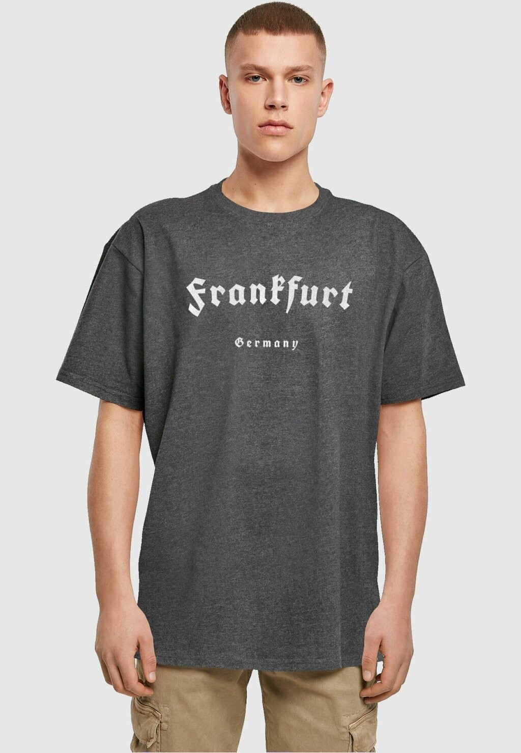 

Футболка с принтом FRANKFURT HEAVY Merchcode, цвет charcoal