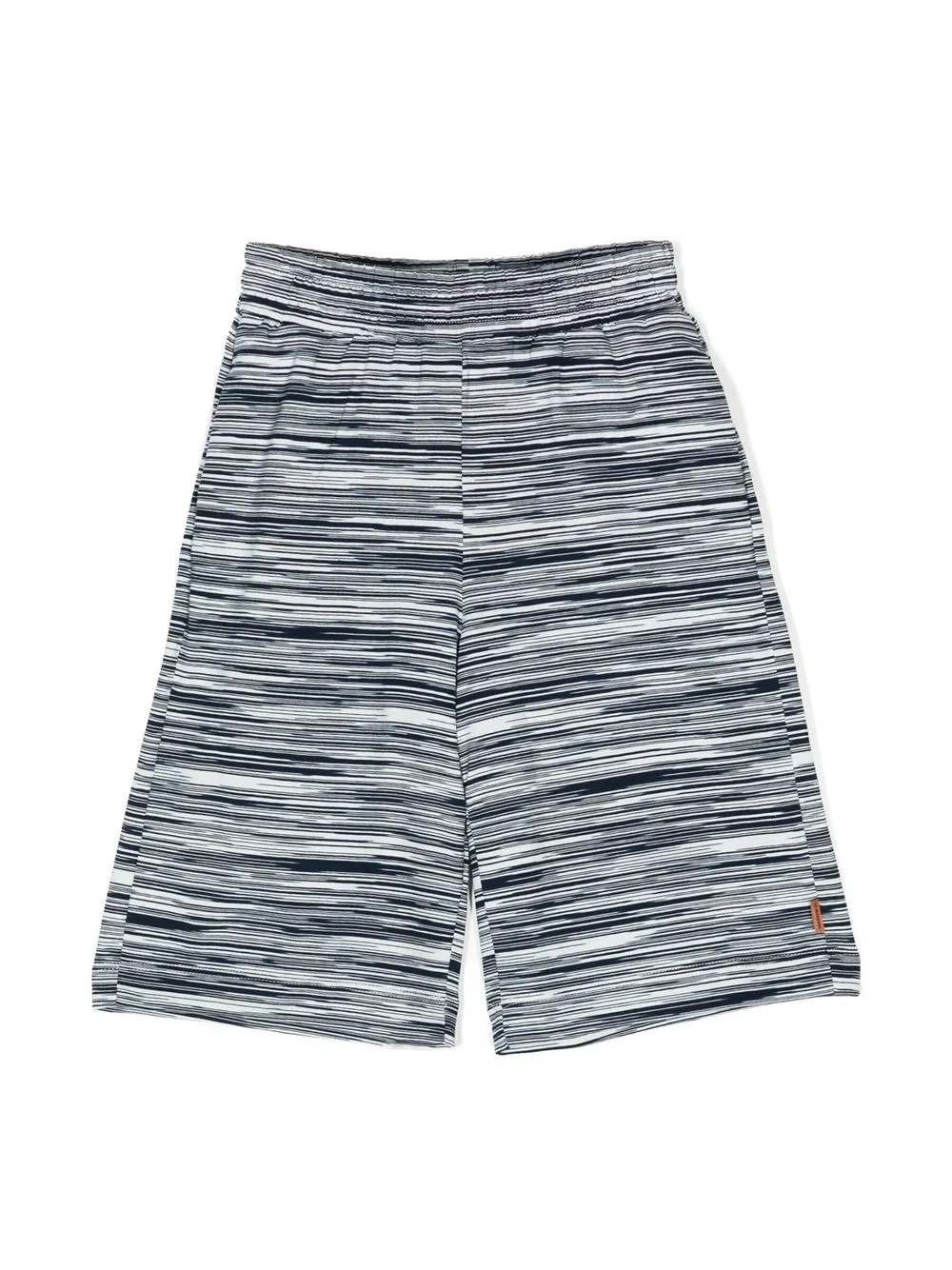 

Трикотажные шорты с нашивкой-логотипом Missoni Kids, синий