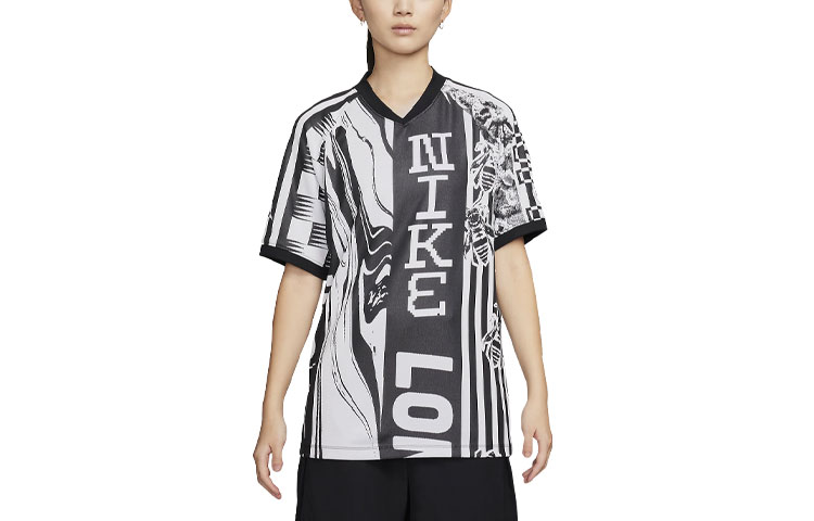Nike Футболка унисекс "Культура футбола" SS24, черная с белым — фото 3