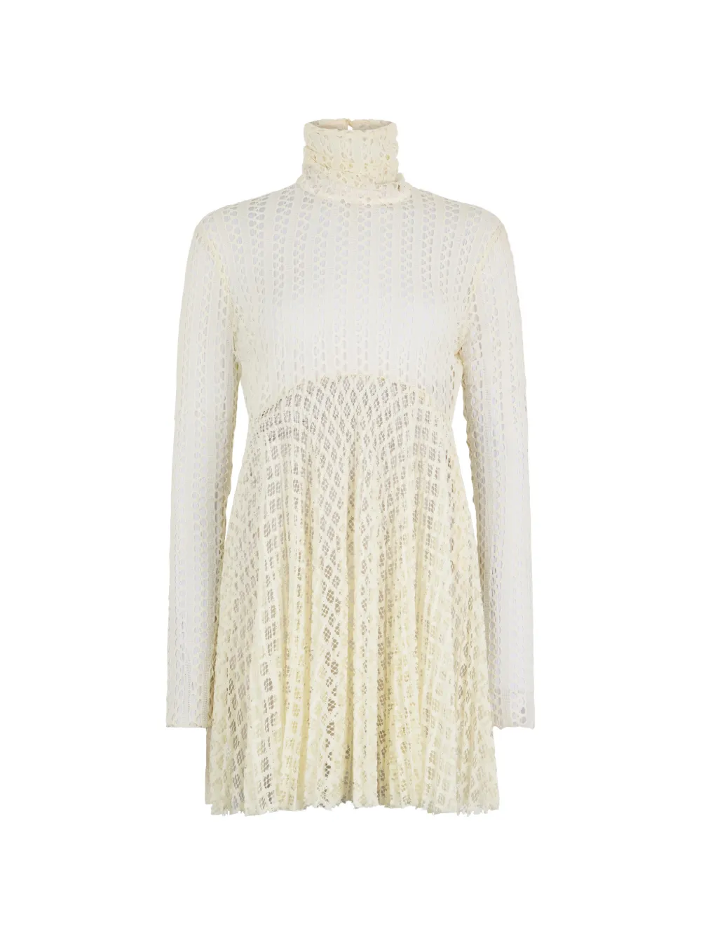 

Кружевное миди-платье с высоким воротником Philosophy Di Lorenzo Serafini, нейтральный